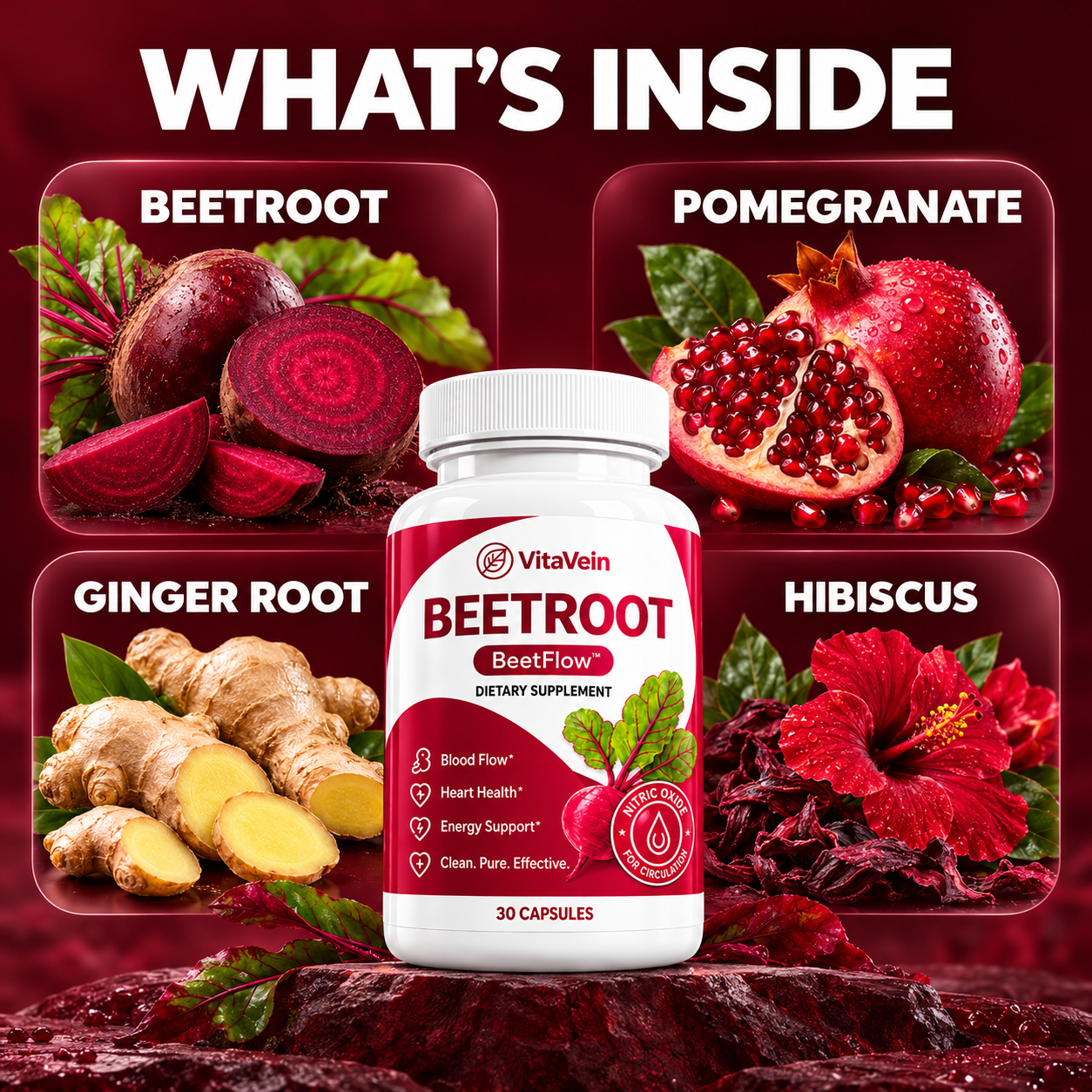 VitaVein Beetroot Capsules